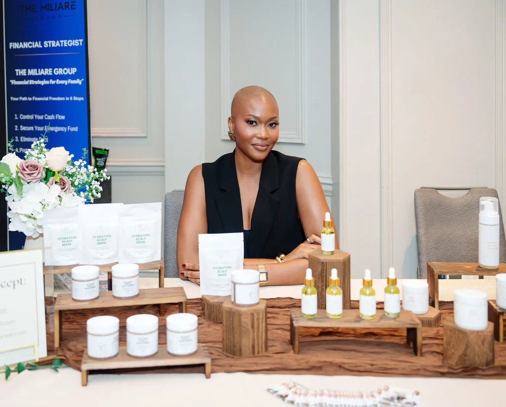 Skincare vendor display