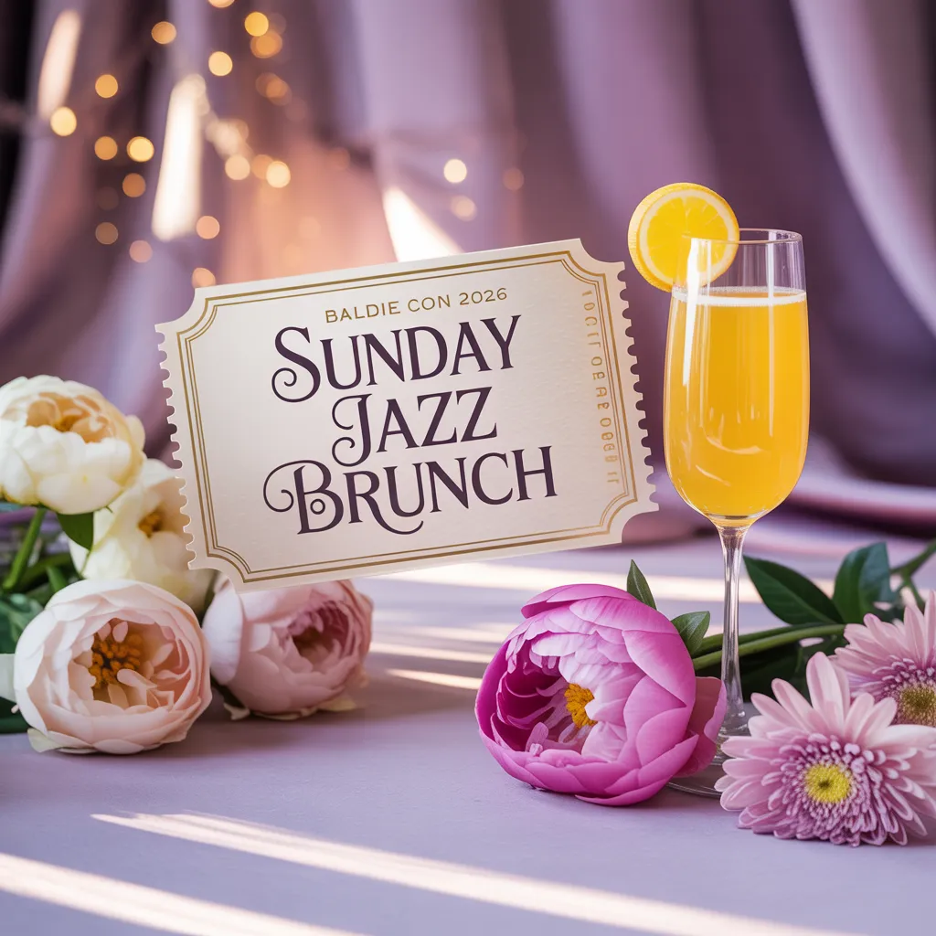 Sunday Jazz Brunch event poster